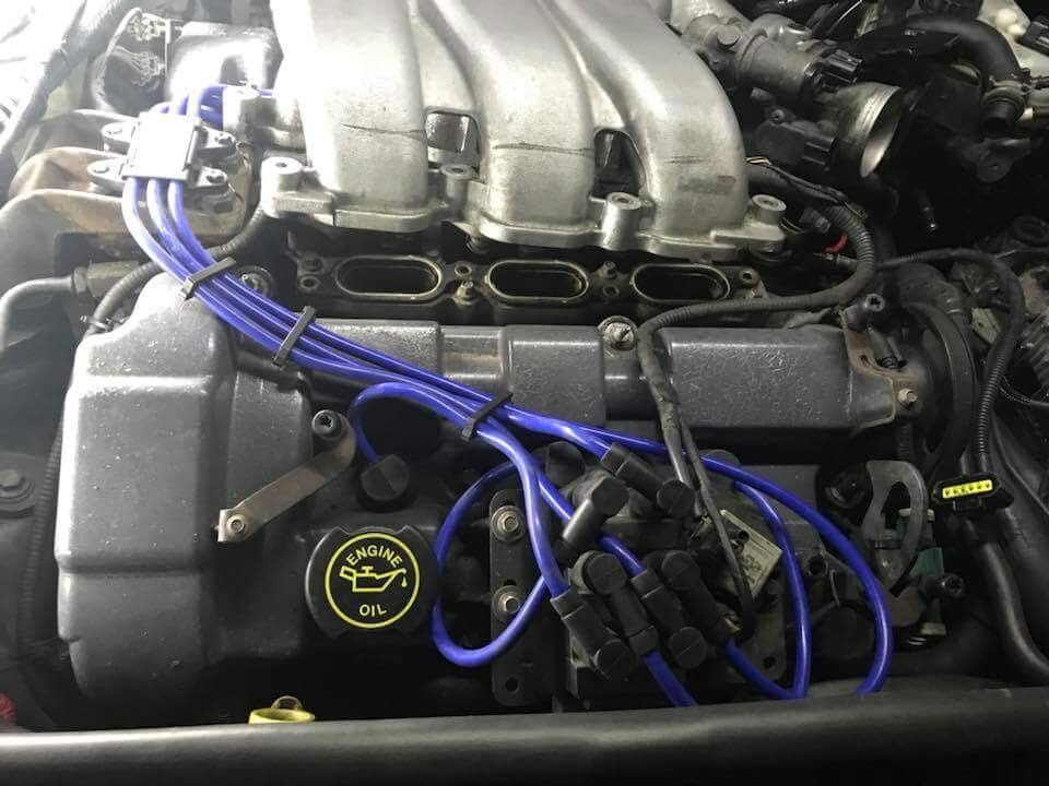 Blue 10mm Performance Ignition Leads For The Mondeo St220 Mkiii 3.0i V6 24v Ht