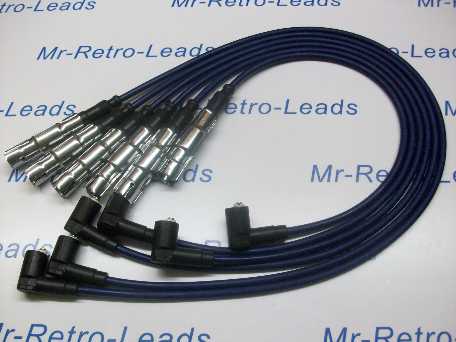 Blue 7mm Performance Ignition Leads Vr6 Mk3 Vr6 Obd2 Vw Passat 2.8 Quality Leads