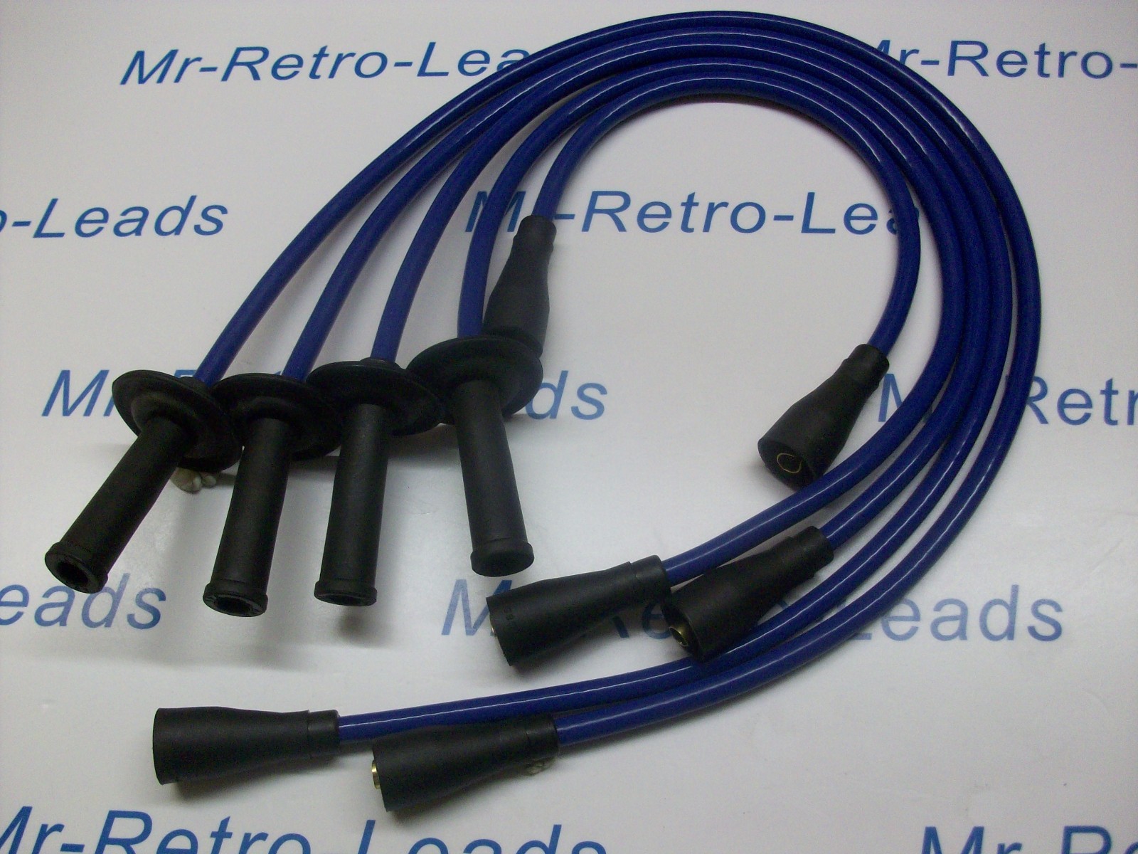 Blue 8.5mm Ignition Leads For Vw Transporter Camper T1 T2 Bus Air Cooled 1600