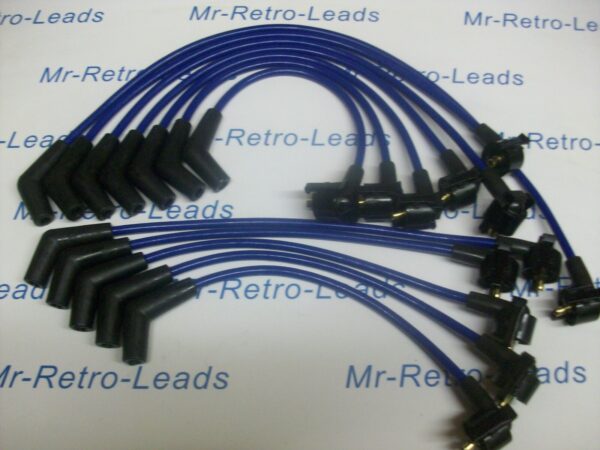 Blue 8.5mm Performance Ignition Leads For Daimler Double Six V12 6.0 Litre Ht