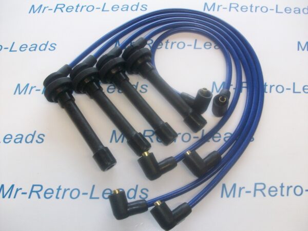 Blue 8.5mm Performance Ignition Leads For The Primera Gt Gti Sunny Gtir Pulsar