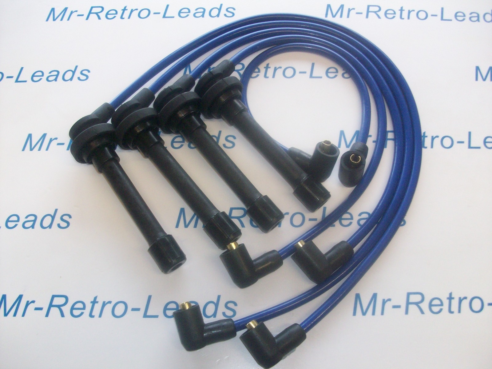 Blue 8.5mm Performance Ignition Leads For The Primera Gt Gti Sunny Gtir Pulsar