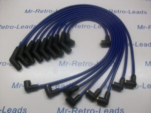Blue 8.5mm Performance Ignition Leads Mustang V8 Cougar 65 - 73 Din Cap Quality