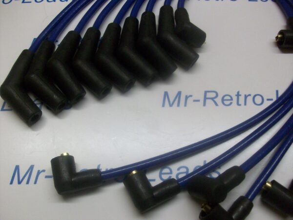 Blue 8.5mm Performance Ignition Leads Mustang V8 Cougar 65 - 73 Din Cap Quality