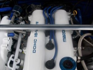 Blue 8.5mm Performance Ignition Leads For The Mx5 Mk1 Mk2 1.6 1.8 Eunos Ht Leads