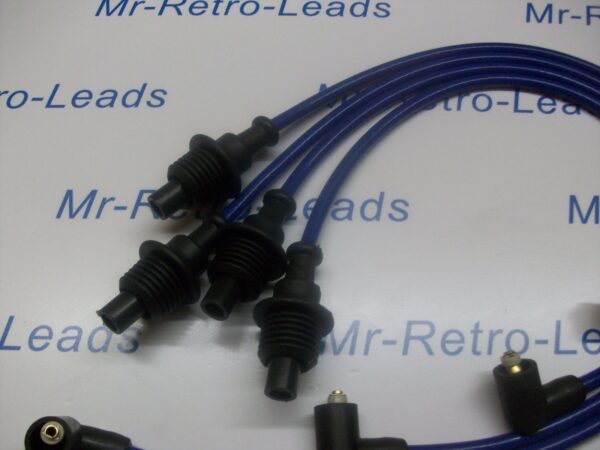 Blue 8.5mm Performance Ignition Leads For 205 306 309 405 406 M4 Distributor Cap