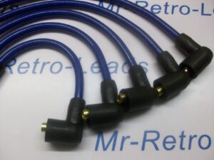 Blue 8m Performance Ignition Leads Fits Robin Regal Fox Kitten Bond Bug Rialto