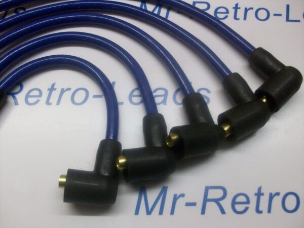 Blue 8m Performance Ignition Leads Fits Robin Regal Fox Kitten Bond Bug Rialto