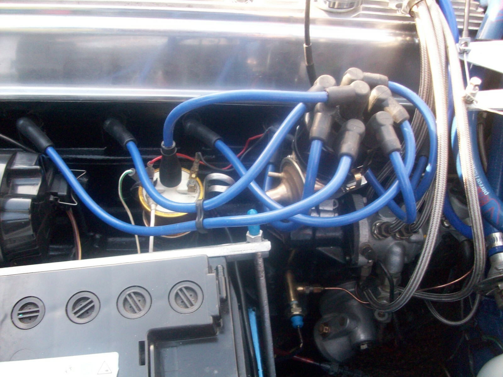 Blue 8mm Performance Ignition Leads Triumph Tr6 Tr5 Gt6 Show Car Leads. Quality