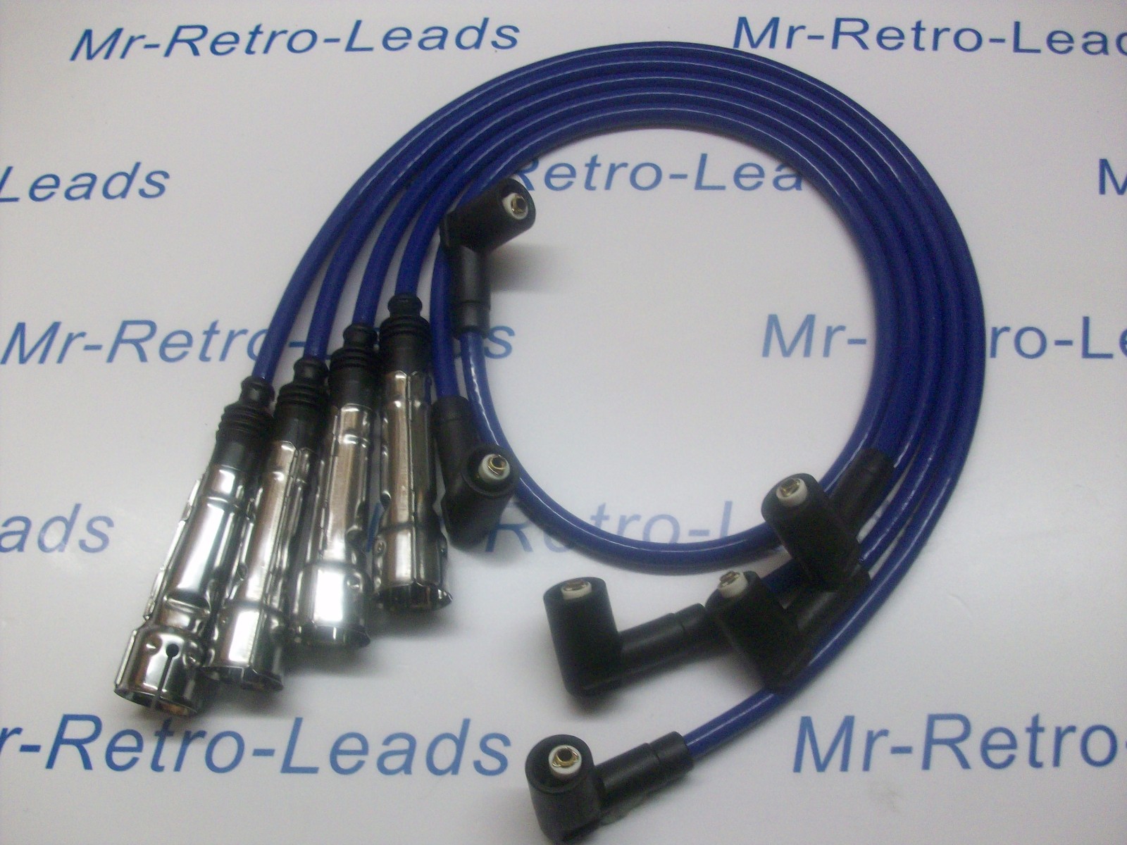 Blue 8mm Performance Ignition Leads Golf G60 Jetta 1.6 1.8 Gti Quality Ht Leads