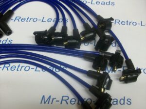 Blue 8mm Performance Ignition Leads For Daimler Double Six V12 6.0 Litre Ht Lead