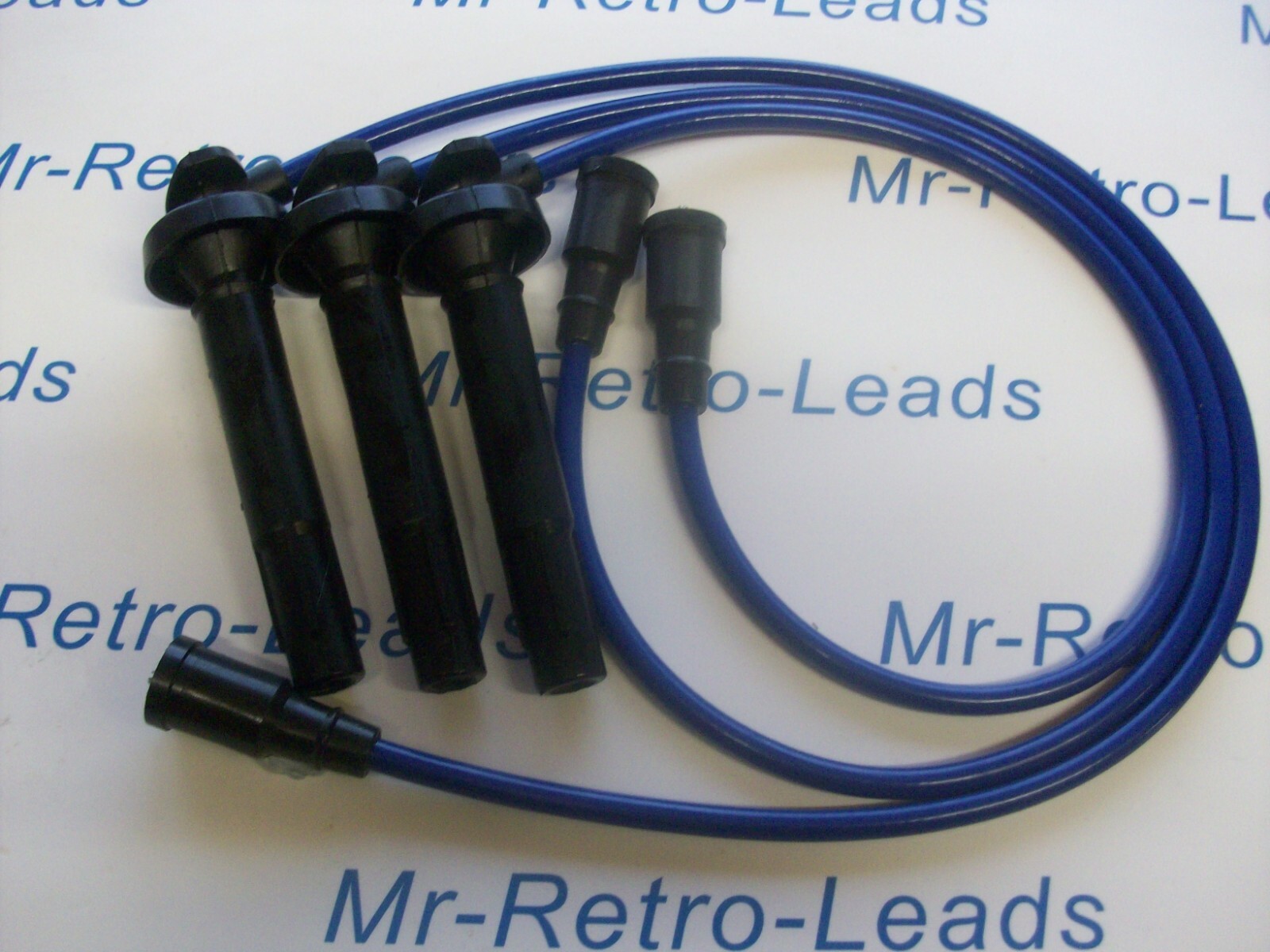Blue 8mm Performance Ignition Leads Galant Vr-4 2.5i 24v Q/cam Quality Ht Leads