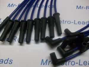 Blue 8mm Performance Ignition Leads For The Cleveland 460 351 302 V8 Hei Cap Ht
