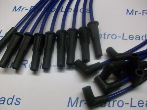 Blue 8mm Performance Ignition Leads For The Cleveland 460 351 302 V8 Hei Cap Ht