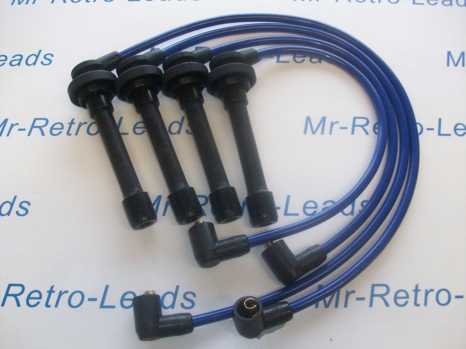 Blue 8mm Performance Ignition Leads 100 Nx Primera Almera 1.6 1.4 16v Quality Ht