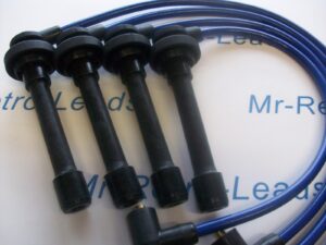 Blue 8mm Performance Ignition Leads 100 Nx Primera Almera 1.6 1.4 16v Quality Ht