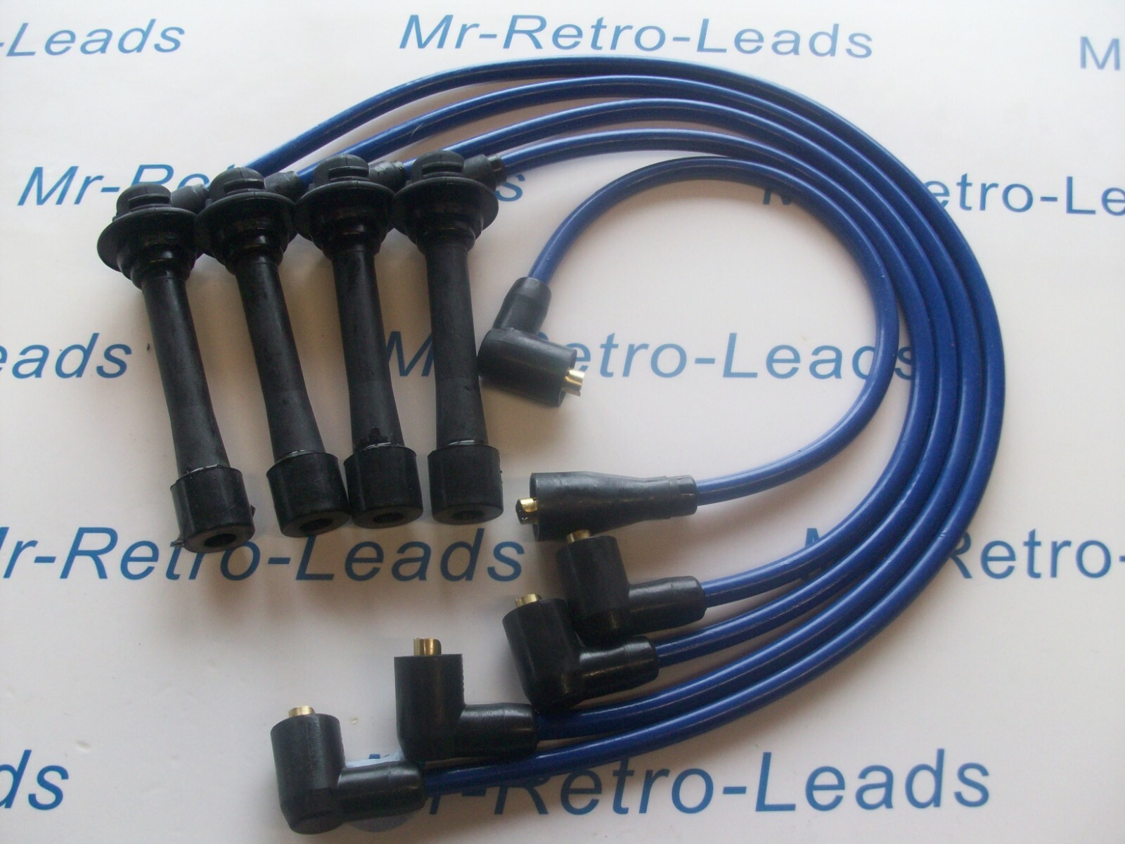 Blue 8mm Performance Ignition Leads Micra Mk1 323 1.8 Engine Code Ma12 Am10 16v