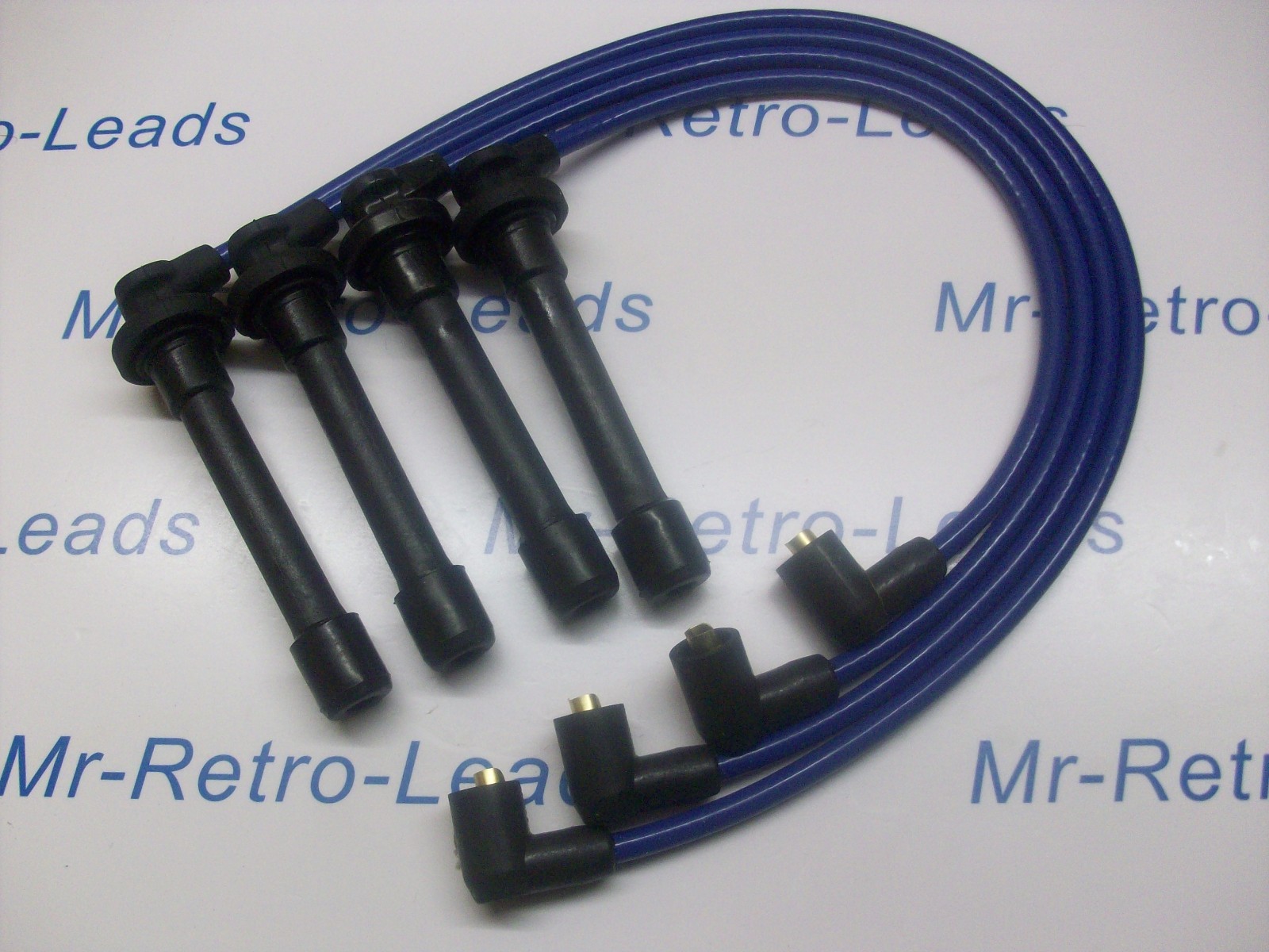 Blue 8mm Performance Ignition Leads For The Civic Coupe 1.6i 1.5i 16v Vtec Crx..