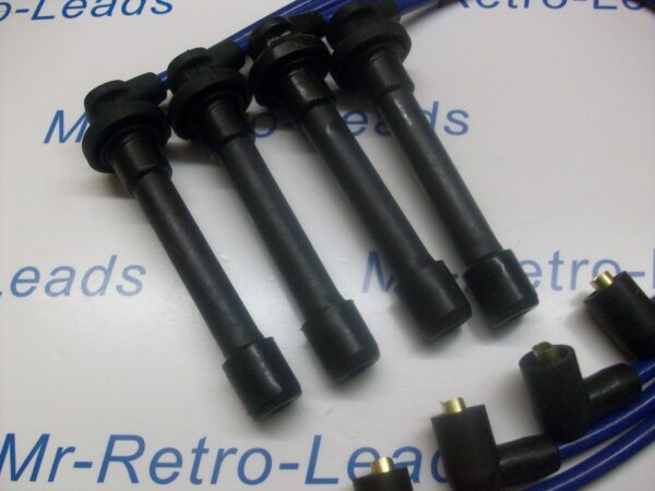 Blue 8mm Performance Ignition Leads For The Civic Coupe 1.6i 1.5i 16v Vtec Crx..
