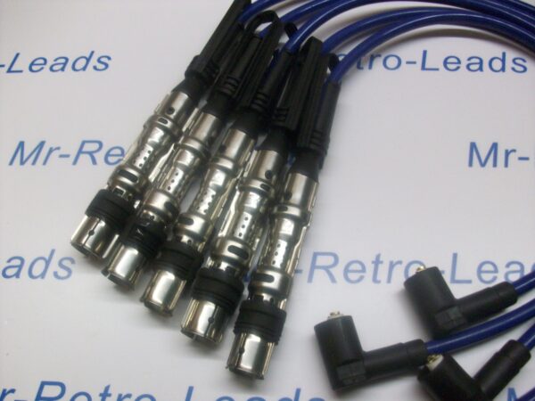 Blue 8mm Performance Ignition Leads Golf 2.3 V5 4 Motion Aqp Aue Quality Leads