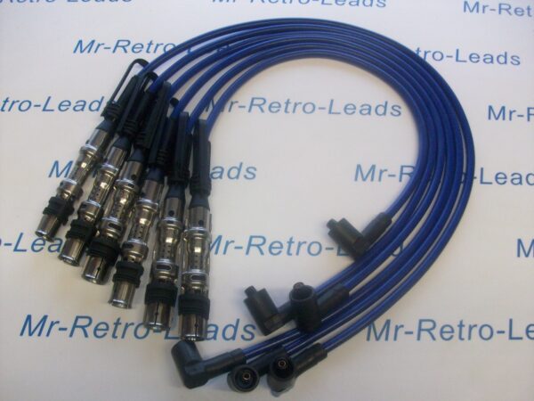 Blue 8mm Performance Ignition Leads Golf Bora 2.8 24v V6 Ayl Aqp Quality Leads