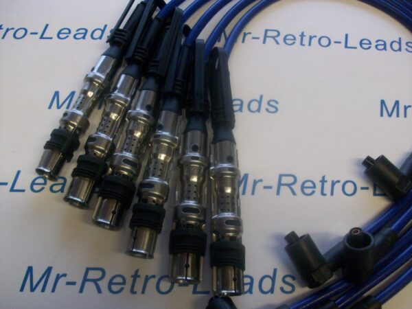 Blue 8mm Performance Ignition Leads Golf Bora 2.8 24v V6 Ayl Aqp Quality Leads