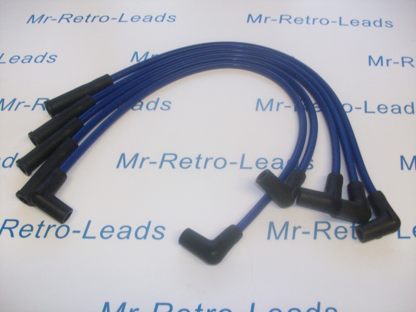 Blue 8mm Performance Ignition Leads Fits The Wrangler Jeep Cj7 2.5 4-cyl Ht