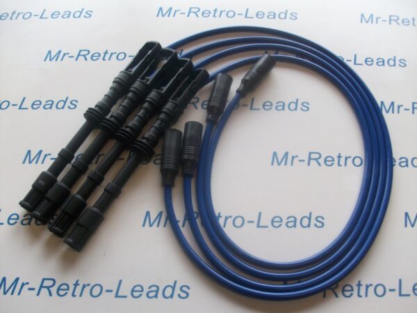 Blue 8mm Performance Ignition Leads Fits Golf Mkiv 1.8 4motion Audi Leon Bora