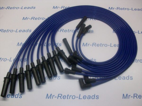 Blue 8mm Performance Ignition Leads For Dodge Viper V10 Quality Hand Built Leads