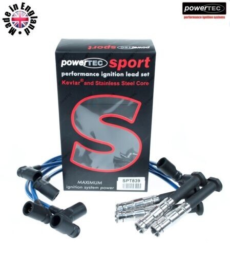 Blue 8mm Performance Ignition Leads For The 190e 16v 2.3 2.5 201 Cosworth