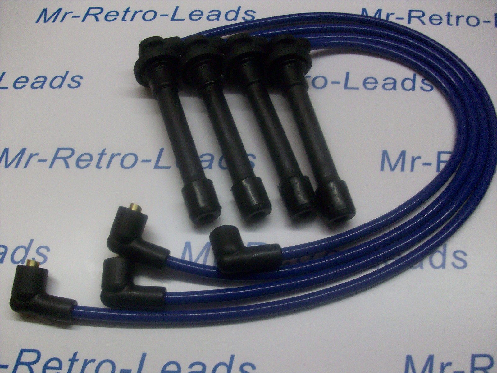 Blue 8mm Performance Ignition Leads Honda Crx 1.6i Vti Mkiii Targa Sohc Leads Ht