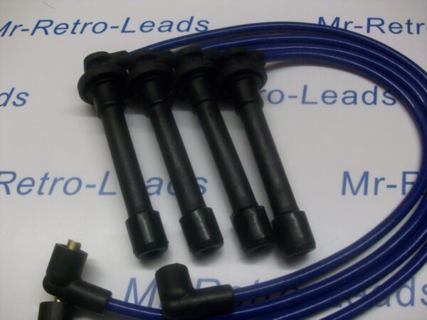 Blue 8mm Performance Ignition Leads Honda Crx 1.6i Vti Mkiii Targa Sohc Leads Ht