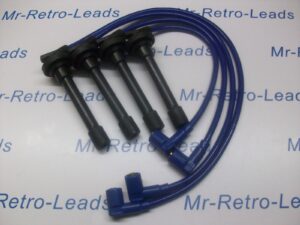 Blue 8mm Performance Ignition Leads Fit Type R Accord Prelude 2.2 2.0 Vtec 4ws