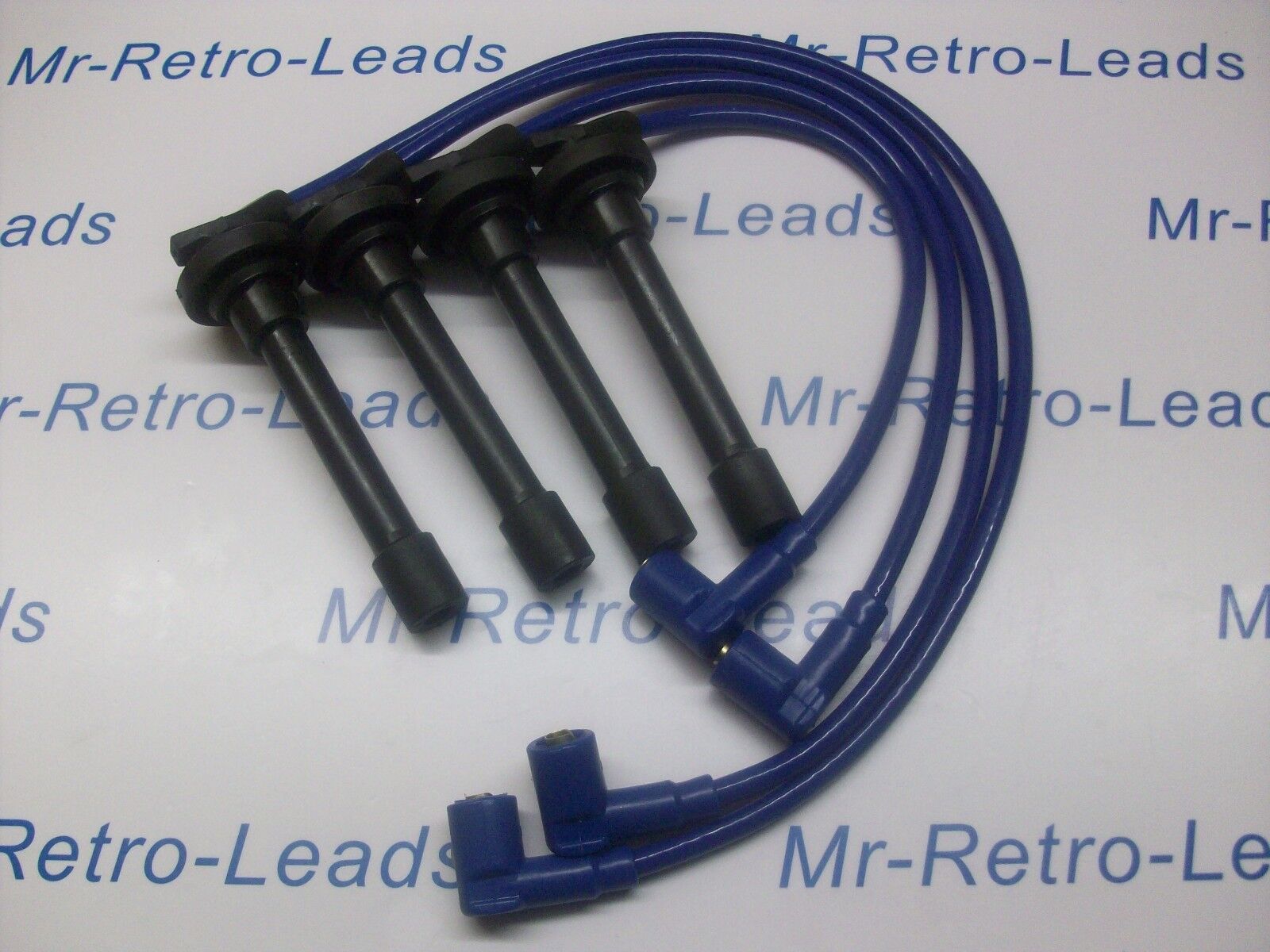 Blue 8mm Performance Ignition Leads Fit Type R Accord Prelude 2.2 2.0 Vtec 4ws
