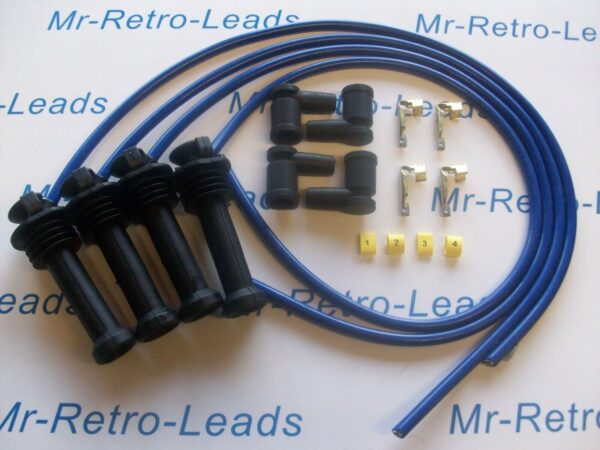 Blue 8mm Performance Ignition Lead Kit For Zetec Black Top Kit-car Part Built Ht