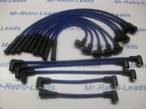 Blue 8mm Performance Ignition Leads For Jaguar Daimler V12 Series 3 He Xj12 Xj6