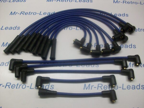 Blue 8mm Performance Ignition Leads For Jaguar Daimler V12 Series 3 He Xj12 Xj6