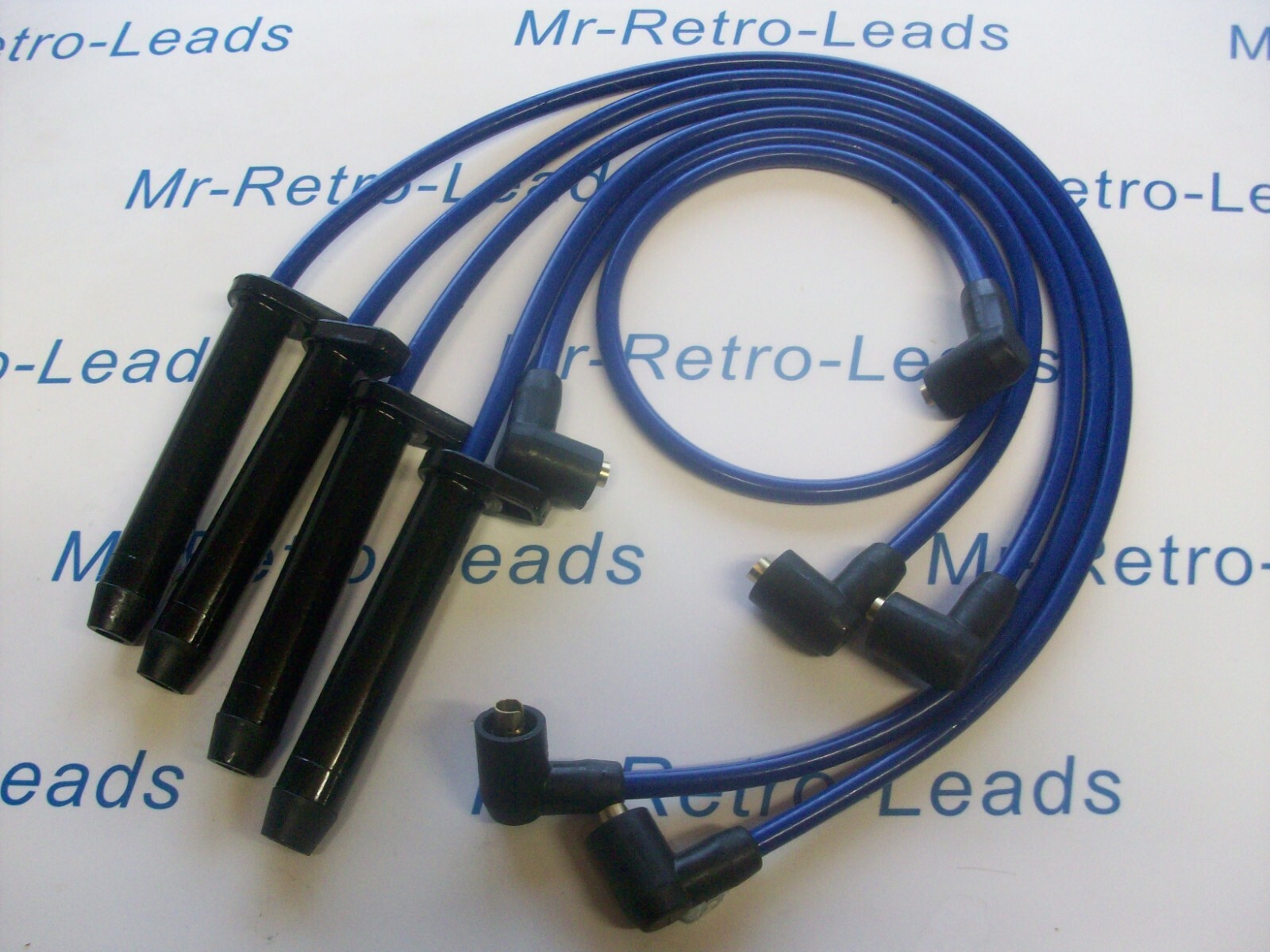 Blue 8mm Performance Ignition Leads Scorpio Mk1 Dohc Sierra 2.0 Dohc Granada Mk3