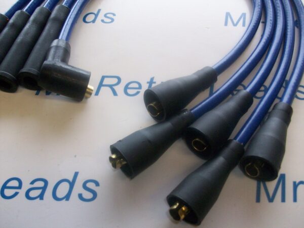 Blue 8mm Performance Ignition Leads For The Triumph Tr7 Early Type Quality Ht