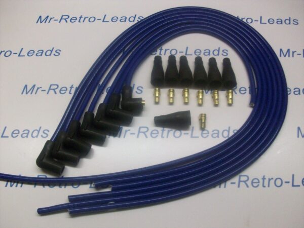 Blue 8mm Performance Ignition Lead Kit To Fit Jaguar Mk 2 Xj6 Xk 6 Cyl Quality..