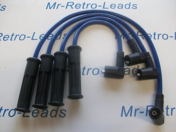 Blue 8mm Performance Ignition Leads Clio Mkii 1.4 1.6 8v E7j 634 1999 Quality Ht