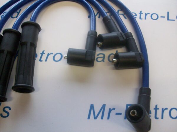 Blue 8mm Performance Ignition Leads Clio Mkii 1.4 1.6 8v E7j 634 1999 Quality Ht