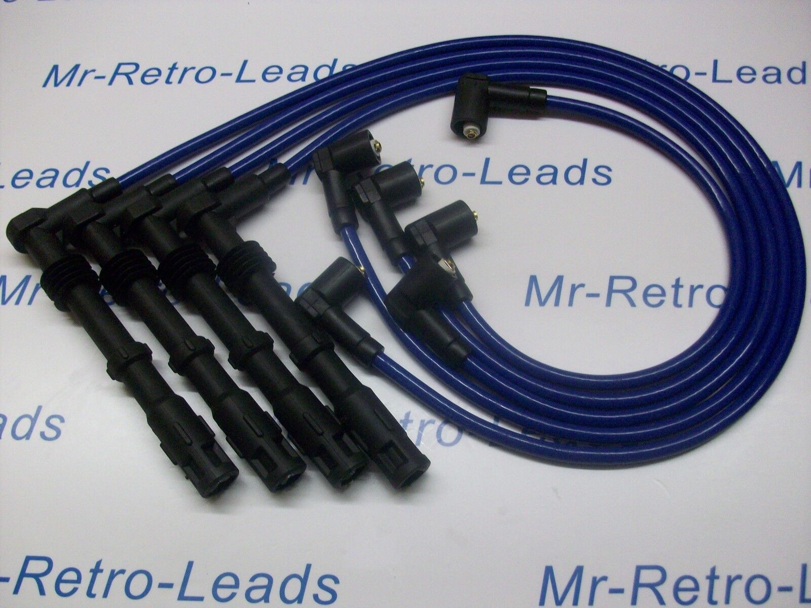 Blue 8mm Performance Ignition Leads Golf Gti Corrado Ibiza Scirocco 1.8 2.0 16v