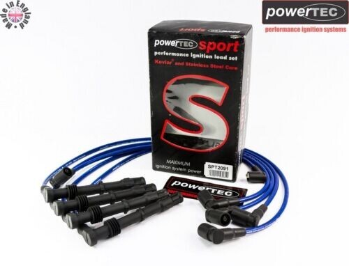 Blue 8mm Performance Ht Leads Fits 80/100 Coupe/quattro/a6 2.0i 16v Dohc Ac 6a