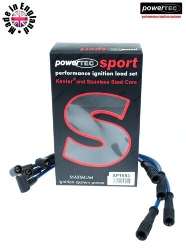 Blue 8mm Performance Ignition Leads For  Seicento Cinquecento 1.1 Sporting..