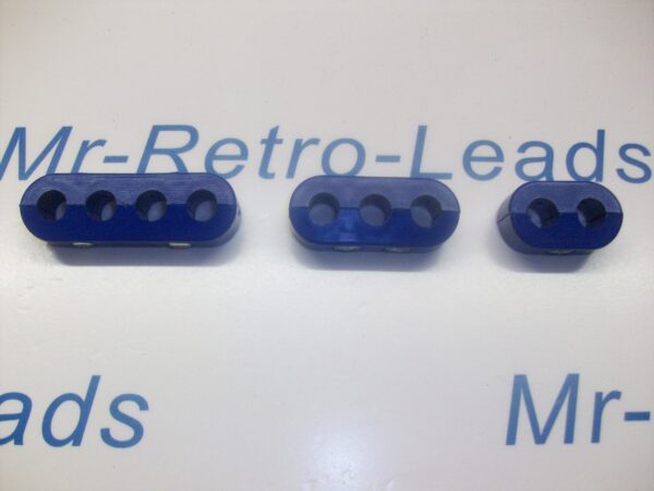 Blue 8mm Spark Plug Ignition Lead Separator Holder Clamp Spacer Separator Kit