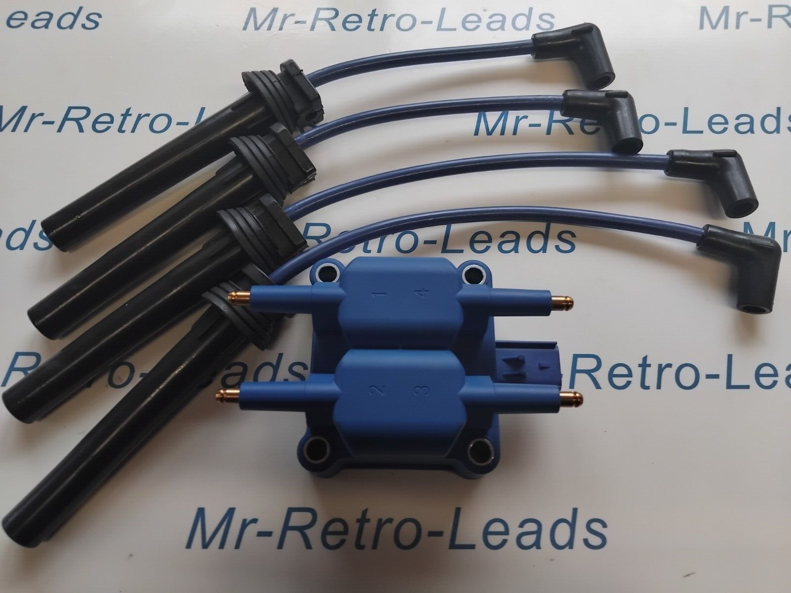 Blue Coil Pack & 10mm Performance Ignition Leads Mini Cooper S R50 R52 R53 R56