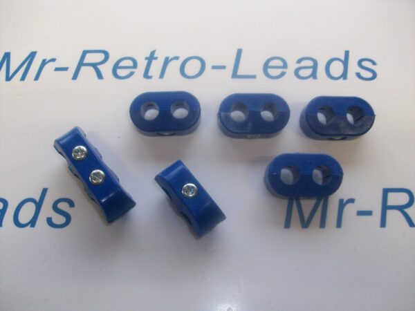Blue Ignition Lead Holder Separator Bus Camper Beetle Classic Buggy Trike X 6