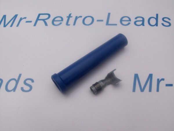 Blue Silicone Ignition Lead Spark Plug Boot & Terminal Fitting Boot Straight Fit