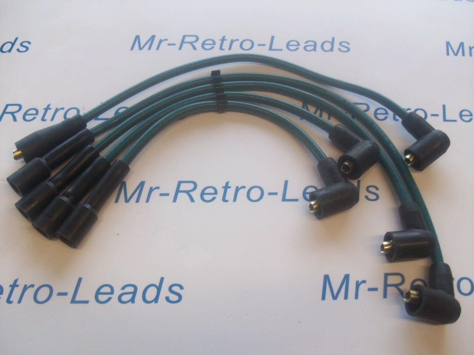 Green 7mm Ignition Leads Triumph Tr3 Tr4 Tr4a Quality Ht Leads Hand Built